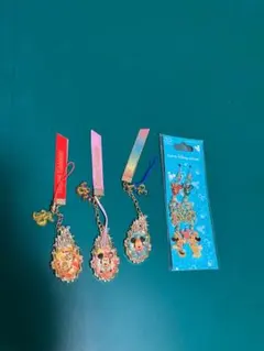 ディズニー　ストラップセット