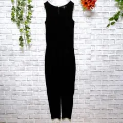 【UNIQLO】 ユニクロ (S) クルーネックオールインワン ノースリーブ