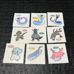 ミニリュウ　ハクリュー　ヤトウモリ　ラムパルド　エンニュート　ホエルオーのサムネイル