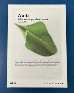 Abib アビブ ドクダミ シートマスク 9枚入り 弱酸性 韓国コスメ