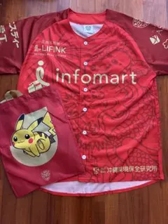 【新品】FC琉球ベースボールシャツ Jリーグポケモンコラボトートバッグ セット