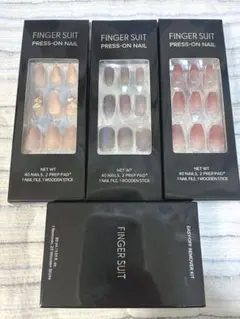 FINGER SUIT ネイルチップ　40本入り　3セット　まとめ売り
