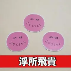 Zessei 直筆ロゴステッカー　浮所飛貴　ACEes