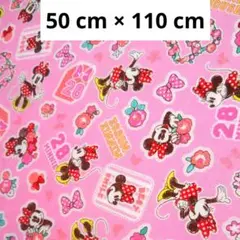 ディズニー　ミニー　生地　オックス　キャラクター　ハンドメイド　　はぎれ　布