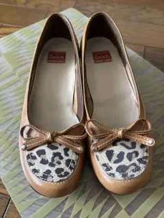Selch ヒョウ柄フラットシューズ