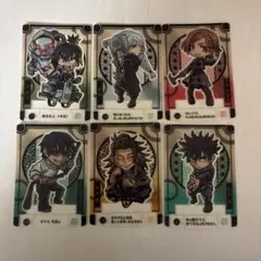 値下げしました。呪術廻戦カード6枚セット ショコラグーテ プラカード