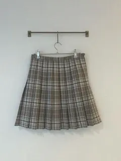 EASTBOY チェック柄 プリーツスカート 9号