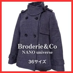 【ほぼ新品】Broderie&Co ウールショートコート 36サイズ