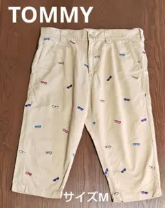 ★ TOMMY　コットンハーフパンツ　 メガネ　刺繍　ロゴ　サングラス　トミーのサムネイル
