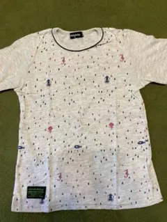 klädkåp 海の生きものプリント Tシャツ 120