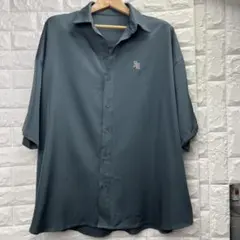 kutir クティール ワンポイント刺繍 半袖シャツ M オーバーサイズ