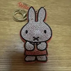 ミッフィークリスタルキーホルダー
