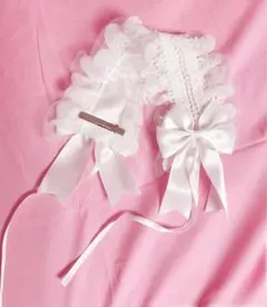 ヘッドドレス ホワイト フリル 地雷系 量産型