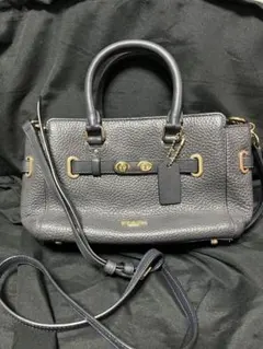 COACH コーチ✨ スワッガー 2way トートバッグ チャーム ブラック