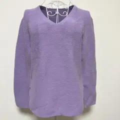 UNIQLO 3DコットンブレンドVネックセーター　長袖