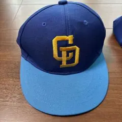 中日ドラゴンズ Dragons 刺繍キャップ 青/紺 52-56cm