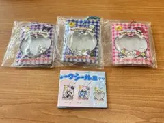 サンリオフレークシール風チャーム クロミ あひるのペックル マイメロ セット