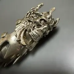 40g 牙狼 魔導輪 ザルバ シルバー925 スカルリング - メルカリ