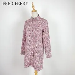 専用FRED PERRY 花柄 ロゴ ワンピース チュニック