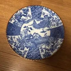有田焼◇古伊万里風 楼閣山水画 飾皿 大皿 染付 伝統工芸 骨董 アンティークのサムネイル