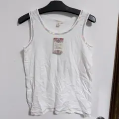 【新品タグ付き】チチカカ⭐︎タンクトップ⭐︎ホワイト⭐︎レインボーステッチ⭐︎フリーのサムネイル