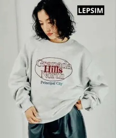 【新品タグ付き】レプシム　アソートスウェット　刺繍スウェット
