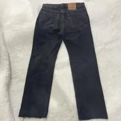 リーバイス 505 ブラックデニム USA製 W34 L32刻印511M黒