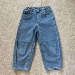 【美品】GU＊バレルレッグジーンズ 120