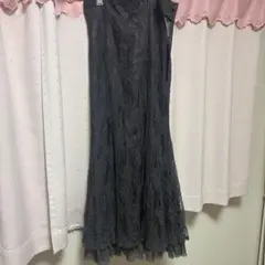 MERCURYDUOバックレースアップマーメイドスカート
