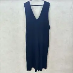 doudou 黒 Vネック オールインワンのサムネイル