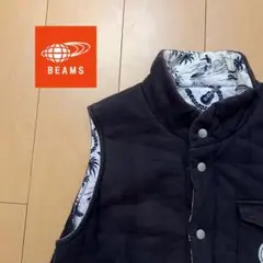 中古　美品　ビームス　BEAMS   ダウンベスト　ブラック