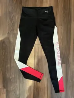 PUMA プーマ ヨガ ウェア パンツ タイツ トレーニング ブラック ピンクのサムネイル