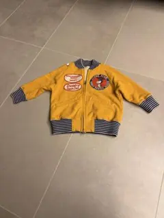 週末値下げ！スヌーピー刺繍パッチ付き　イエロー　ブルゾン