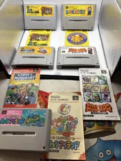 【 5本セット 】SFCソフト マリオシリーズ　まとめ売り③　説明書付き