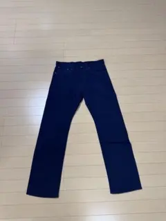 CALEEキャリー　濃紺 ストレートレッグ パンツ