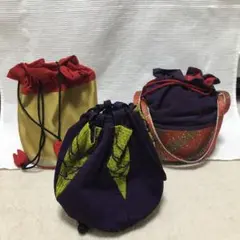 和装用　バッグ　３点