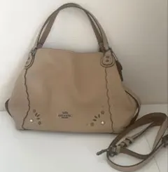 【COACH】ハンドバッグ スカラップデザイン 【コーチ】