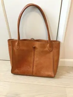 ＊genten＊本革トートバッグ キャメル色のサムネイル