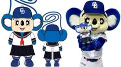 中日ドラゴンズ セーラー服ドアラ ぬいぐるみポシェット2個セット 