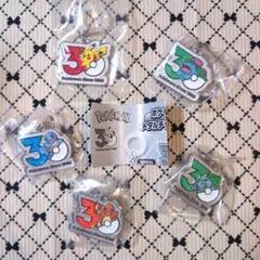 ポケモン メタルチャーム 5個セット　30周年 ★新品未開封★