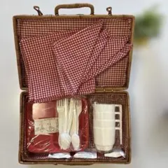 【新品】ピクニックバスケットセット + おまけ付き