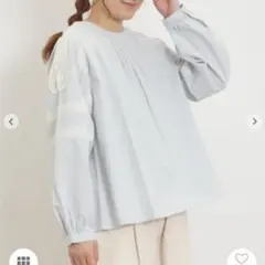 サマンサモスモスSM2レースのブラウス