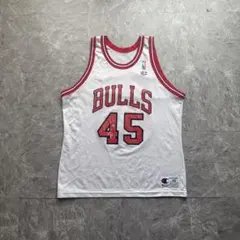 【USA製】Champion Bulls jordan 45 白　希少