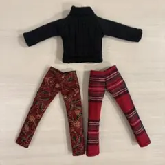 シチリアの追憶　ブラックニット&パンツセット