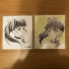 鬼滅の刃　全集中展　ufotable ミニ色紙　栗花落カナヲ