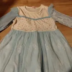 エルサ風ドレス 120cm 水色