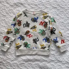 ゴジュウジャー＊総柄裏毛トレーナー.110cm