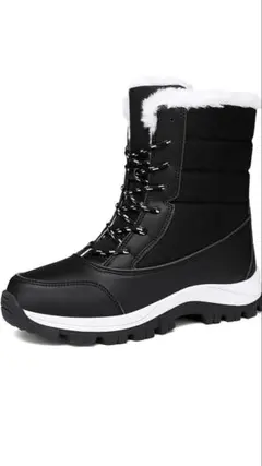 【新品】スノーブーツ ブラックボア付き