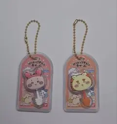 ちいかわ　ミニチュアロリポップチャーム　古本屋　カニちゃん　シーサー