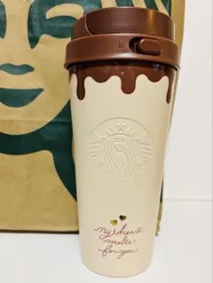 スタバ　バレンタイン2026ステンレスTOGOボトルチョコレート473ml